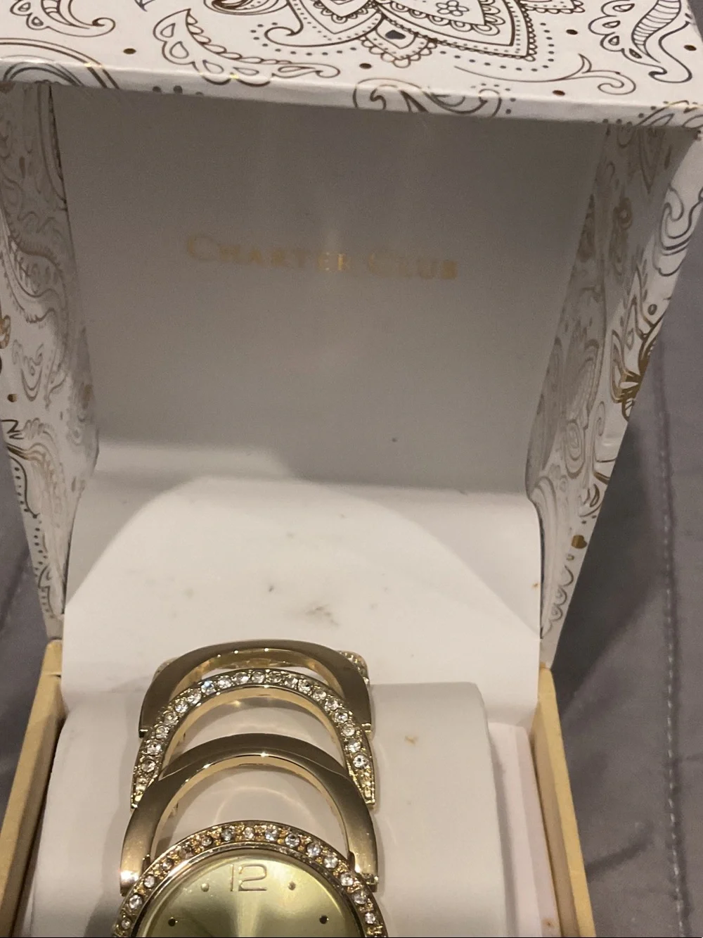 Charter Club shiny gold